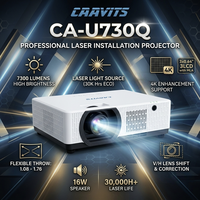 Projecteur laser 4K CAAVITS OEM 7300 lumens 3LCD pour les grands lieux, les auditoriums, les projecteurs de salle de spectacle, fabricant de projecteurs