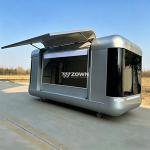 Hot Sell Mobile Food Truck Cart with Candy Station High Efficiency Mobile Kitchen Cart Outdoor Catering <b>Trailer</b> With Ventilation - Product Image 1