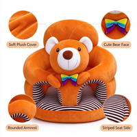 Canapé pour tout-petits sur le thème des animaux de dessin animé, parfait pour aider les bébés à apprendre à s'asseoir, idéal pour les chambres et les salons