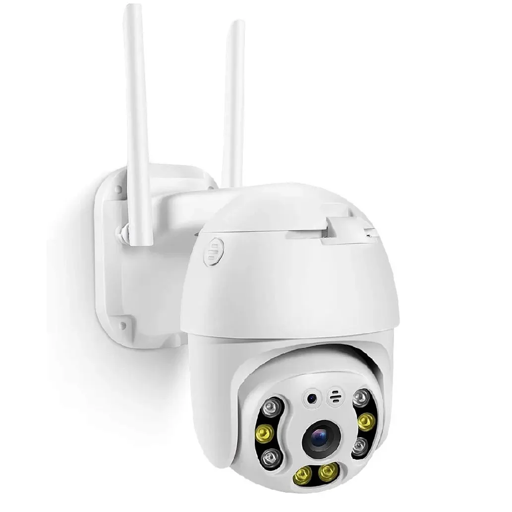 Ycc Camera An Ninh 365 Plus Camera IP Không Dây Vòm Tốc Độ PTZ Ngoài Trời WIFI Camera CCTV Pan Nghiêng 4XZoom Giám Sát Mạng Hồng Ngoại P2P