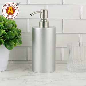 Dispenser <span class=keywords><strong>di</strong></span> Sapone Liquido in Acciaio Inox da 500ml, Design Moderno per Bagno Familiare, Hotel e Cucina - Product Image 5