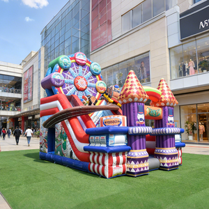 Kids Moon Inflatable Moonwalk Water <strong>Jumper</strong> Bouncer Bouncy Castle Jumping Commercial Bounce House Party Rentals - Product Image 1