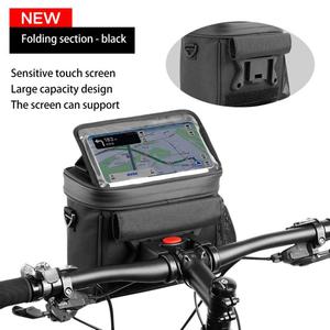 Bolsa Impermeable para Bicicleta WHEEL up, Bolsa de Manillar para Bicicleta de Montaña, Bolsa de Tubo Delantero para Ciclismo, Bolsa Delantera Multifuncional para Bicicleta - Product Image 2
