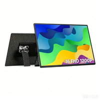 Écran d'extension pour ordinateur portable N3 16 pouces, livraison rapide, IPS 1200P 60Hz, Type C, double écran, moniteur rotatif, support détachable pour le jeu