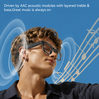 Lunettes Intelligentes G1 MAX AI avec Caméra 8MP et 3 Types de Lentilles, Enregistrement Vidéo, Traduction IA en Temps Réel, Lunettes de Soleil, Vente en Gros OEM