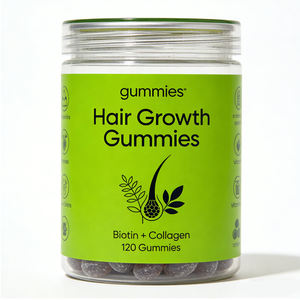 Gomitas para el Crecimiento del Cabello con Biotina de Alta Pureza, Vitamina B7, Formulaciones Personalizadas, Fabricación de Marca Privada, Certificación COA, GMP, ISO y Orgánica - Product Image 2