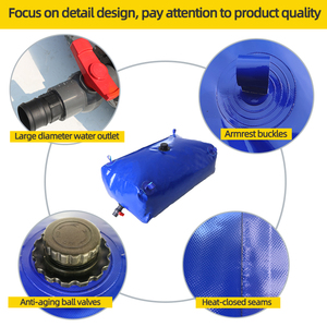 Réservoir d'eau flexible en PVC multi-usages pour chantier de construction et lutte contre l'incendie Stockage d'eau - Product Image 5