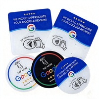 Panneau de table intelligent personnalisable en acrylique avec code NFC et QR, compatible Android, pour avis Google, médias sociaux et engagement client - Chine