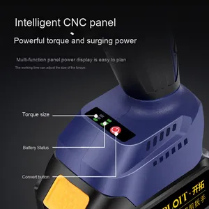 Llave de Impacto Industrial sin Escobillas de 21V con Batería de Litio, Tipo de Cizalla de Torsión de Alta Resistencia, Accionamiento de 1/2" JP-LBS180P - Product Image 3