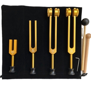 Wholesale Aluminum Alloy Tuning Fork Set Crystal 4096 mi528 128 om 136.1 OM Tuning Fork Multi Color - Product Image 6