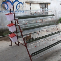 Cage à poulets de type 4, 128 à 160, pour élevage de volailles pondeuses, marché africain