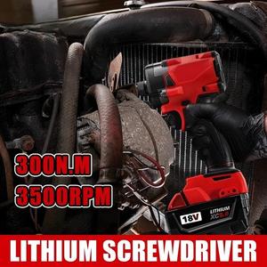 ไขควงกระแทกไร้แปรงถ่าน แรงบิดสูงสุด 300 นิวตันเมตร ความเร็ว 3500 รอบต่อนาที กำลังสูง ใช้กับแบตเตอรี่มิลวอกี 18 โวลต์ - Product Image 6