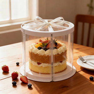 Caja de Plástico Transparente Cuadrada para Empacar Pasteles, Caja de Exhibición para Pasteles de Boda, Venta al Por Mayor - Product Image 6