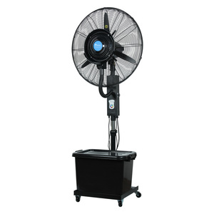 Water Mist Fan 26 Inch Industrial Floor Fan With Remote <b>Control</b> Oscillating 600W AC <b>Motor</b> Plastic Material - Product Image 2