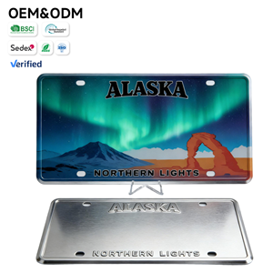 Placa Decorativa Personalizada con Temática de <span class=keywords><strong>Alaska</strong></span>, Duradera, Descuento por Pedido al por Mayor - Product Image 1