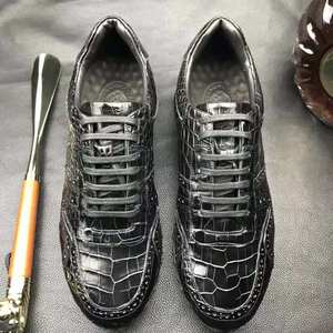 <span class=keywords><strong>Zapatos</strong></span> Casuales de Moda para Hombre Goodyear, Zapatillas de Alta Calidad en Cuero Genuino de Cocodrilo, <span class=keywords><strong>Zapatos</strong></span> de Piel de Caimán para Caminar - Product Image 6