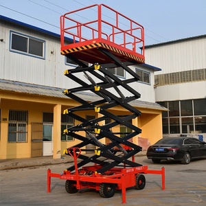 Plataforma Aérea Móvil de Elevación Hidráulica Tipo Tijera de 6m, 8m, 10m, 12m, 14m con Tracción - Product Image 5