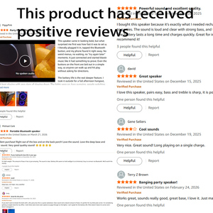 ระบบเสียงกลางแจ้งสำหรับงานปาร์ตี้ 240W ลำโพงเสียงดัง IPX4 กันน้ำ แบตเตอรี่ใช้งานได้ 15 ชั่วโมง เชื่อมต่อแบบ TWS บลูทูธ 5.3 ไร้สาย - Product Image 2