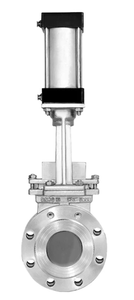 Vanne à couteaux pneumatique en acier inoxydable résistante à l'usure pour ligne de transport de boues de charbon et de minerai - Product Image 2