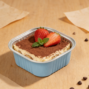 Boîte à pâtisserie en aluminium jetable écologique, résistante au four et au micro-ondes, idéale pour la cuisson des brownies et des muffins - Product Image 2