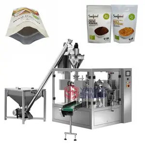 High Precision Doy Pack Filling Pre-made Doypack Vanilla Bean Powder Milk Packing Machine