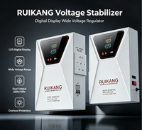Stabilisateur de tension automatique mural avec écran LCD, régulateur de tension à double sortie 220V 110V pour le marché africain