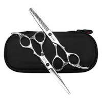 Kit de coiffure de salon portable pour coiffeur professionnel élégant avec mallette de rangement EVA étanche et durable, pratique et durable