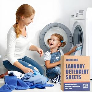 Fournitures de nettoyage de blanchisserie Feuilles de blanchisserie Enzyme intégrée et Ion d'argent Savon solide de haute qualité pour vêtements Anti-emmêlement Blanchisserie - Product Image 1