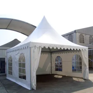 Tenda Pagoda bingkai aluminium 3m 4m 5m 6m, tenda Marquee untuk luar ruangan acara makan malam