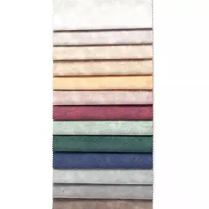 Tissu solide en velours imprimé polyester 100% personnalisé, tissu de velours hollandais gaufré imperméable en gros <span class=keywords><strong>pour</strong></span> canapés textiles <span class=keywords><strong>pour</strong></span> la maison - Product Image 1