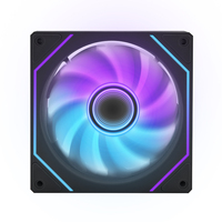 Aidecoolr 12cm ARGB RGB LED PC Case Fan 12V PWM Refroidisseur d'air hydraulique 4Pin 25mm Plastic Computer Case New 5V Heatsink