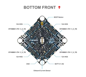 BETAFPV <span class=keywords><strong>F4</strong></span> <span class=keywords><strong>1S</strong></span> 12A <span class=keywords><strong>AIO</strong></span> V3 ELRS 2.4G FPV Bwhoop Toothpick - Product Image 4