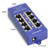 Injecteur PoE Gigabit à 4 ports GPOE-4B Compatible avec les broches PoE passif en Mode B de 24 volts 4,5 +/7,8-injecteur Midspan multiport