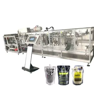 Npack Automatic Multi-Function Stainless Steel Tomato Chili Sauce Juice Doypack Filling Machine Horizontal Filling Machine