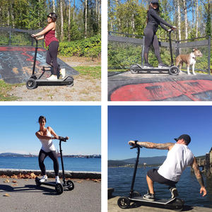 ESWING gran oferta 500W 48V monopatín eléctrico barato Velocidad máxima 30 KM/H patinete eléctrico pequeño - Product Image 6