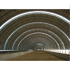 Structure préfabriquée en treillis spatial, toit en arche courbée, entrepôt de stockage de charbon en acier, toiture en structure métallique - Product Image 6