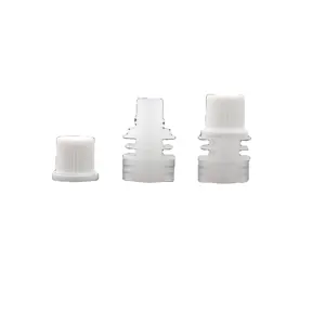 8.6mm PE spout with cap for stand up packaging pouch