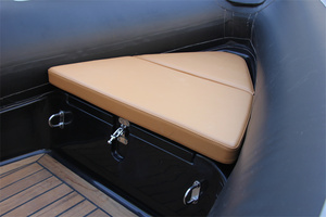 <span class=keywords><strong>Bateau</strong></span> <span class=keywords><strong>pneumatique</strong></span> pliable de luxe à grande vitesse en PVC/Hypalon 480D, prix d'usine, coque en fibre de verre de luxe, <span class=keywords><strong>bateau</strong></span> d'appoint pour la pêche - Product Image 4