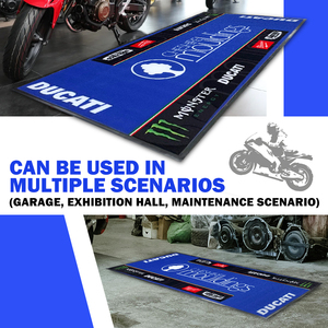 Meilleures ventes <span class=keywords><strong>Tapis</strong></span> <span class=keywords><strong>de</strong></span> présentation irrégulier personnalisé Moto Racing Motocross <span class=keywords><strong>Tapis</strong></span> <span class=keywords><strong>de</strong></span> garage antidérapant pour parking et garage - Product Image 6