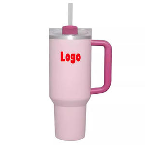 Termo para coche de segunda generación de 40oz, vaso de acero inoxidable de gran capacidad, estilo recubierto, paja, tirano de hielo, Metal, aislamiento Premium - Product Image 1