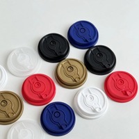 Couvercles de gobelets en plastique d'injection New DesignPP Custom 90 Caliber Cap Split Cover Couvercles de gobelets de boissons chaudes jetables étanches