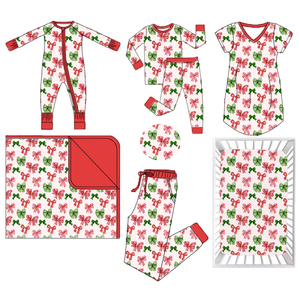 Vêtements de Noël assortis pour <span class=keywords><strong>la</strong></span> <span class=keywords><strong>famille</strong></span> 2025, pantalon de jogging pour femmes, pyjamas pour enfants, couverture pour bébé, pyjamas en bambou pour maman et moi - Product Image 6