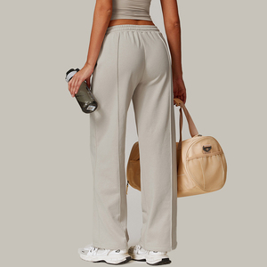 <span class=keywords><strong>Pantaloni</strong></span> sportivi Casual a <span class=keywords><strong>vita</strong></span> alta <span class=keywords><strong>taglie</strong></span> <span class=keywords><strong>forti</strong></span> da <span class=keywords><strong>donna</strong></span> <span class=keywords><strong>pantaloni</strong></span> da Jogger dritti a gamba larga traspiranti ad asciugatura rapida - Product Image 3