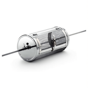 Panier vapeur rotatif en acier inoxydable CESROTCOT pour barbecue, finition chrome poli - Product Image 2