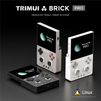 Console de jeu rétro portable Trimui Brick Pro TG4040, écran 3,95 pouces, jeu open source, lecteur 64 Go pour PS1