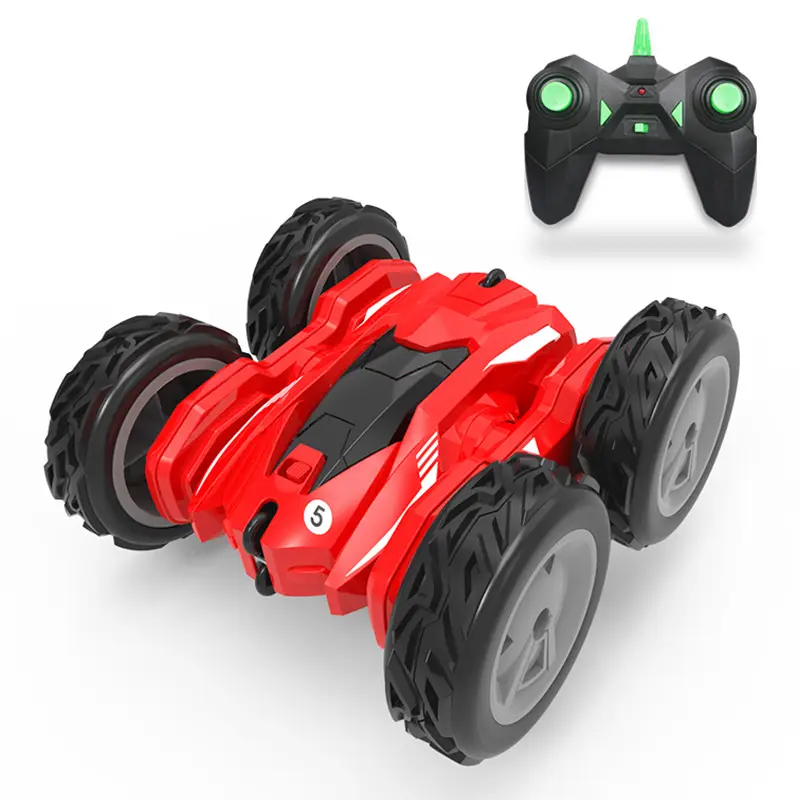 Multi-directional Electric Radio Remote Control 360 Rotation Storm 2.4G RC Double-side Stunt Car 2023 New Toys For Boys Kids
