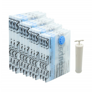 <span class=keywords><strong>Sac</strong></span> de rangement <span class=keywords><strong>sous</strong></span> <span class=keywords><strong>vide</strong></span> pliable et réutilisable pour vêtements avec pompe - Product Image 2
