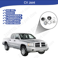 ZANETOL 932-303 932303 52105728AD 52105758AD CV Joint Modèle Pièces pour DODGE DAKOTA 2001 ~ 2007 pour JEEP GRAND CHEROKEE 2005 ~ 2010