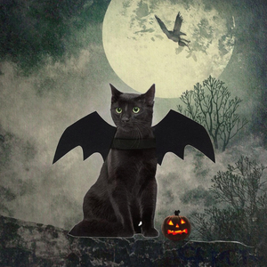 Disfraces de <span class=keywords><strong>Halloween</strong></span> para Gatos, Chalecos de Poliéster con Estampado Animal, Ropa para Mascotas, Accesorios para Disfraces de Fiesta para Perros Pequeños, Cachorros y Gatitos - Product Image 3