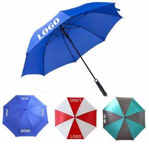 Ombrello da Golf Dritto in Poliestere da 27 Pollici Completamente Automatico, Antivento, con Telaio a R, Personalizzabile con Logo, Design Classico - Vendita all'Ingrosso - Product Image 1